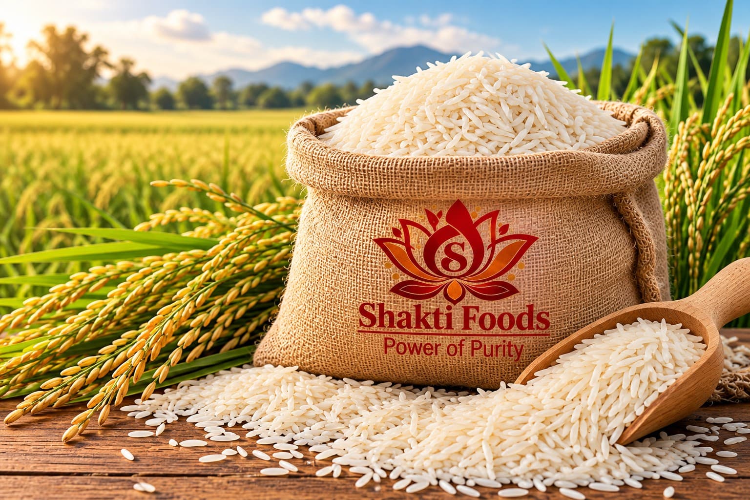 Shakti Foods premium long-grain Basmati rice